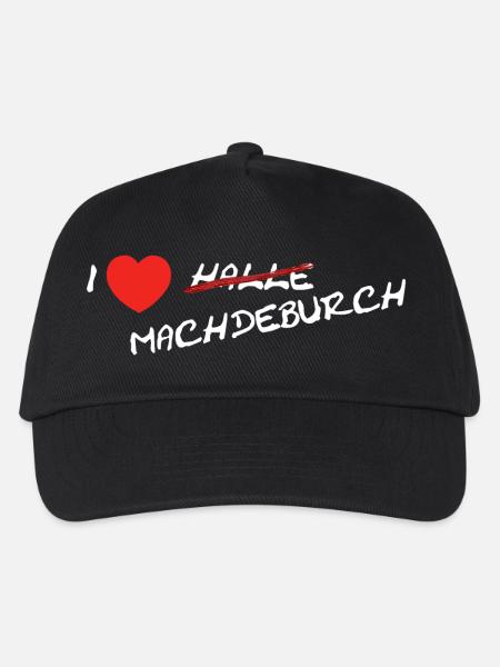 Magdeburg / Halle / Sachsen-Anhalt / Geschenk - Kinder Basecap - Schwarz