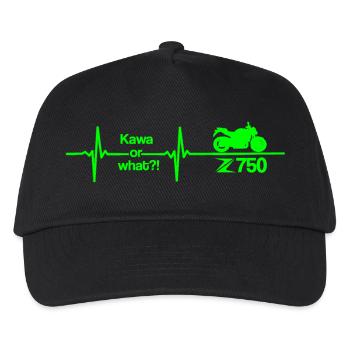 motorcycle - Kids’ Baseball Cap - black - Front