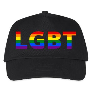LGBT - Kinder Basecap - Schwarz - Vorne