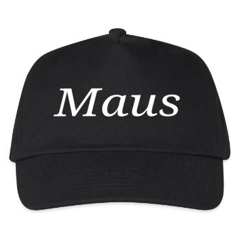souris - Casquette de baseball Enfant - noir - Devant