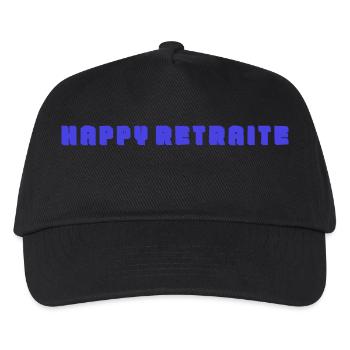 RETIREMENT. RETIREMENT. RETIRED. RETIREMENT. BEST - Kids’ Baseball Cap - black - Front