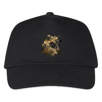 Freunde Wolf Eichhörnchen - Kinder Basecap - Schwarz - Vorne