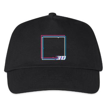Un cadre 3D - Casquette de baseball Enfant - noir - Devant