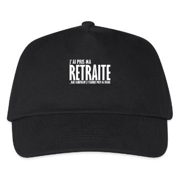 J'ai pris ma retraite - Casquette de baseball Enfant - noir - Devant