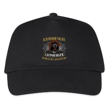 LEONBERGER - Kinder Basecap - Schwarz - Vorne
