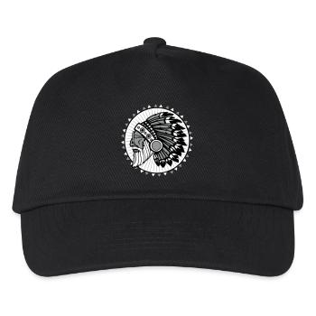 Beard indian - Kids’ Baseball Cap - black - Front