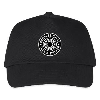 Professional Truck Driver Trucker Fernfahrer - Kinder Basecap - Schwarz - Vorne