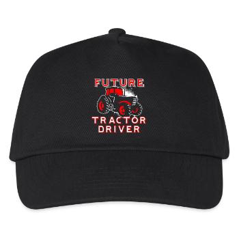 FUTURE TRACTOR DRIVER - Kinder Basecap - Schwarz - Vorne