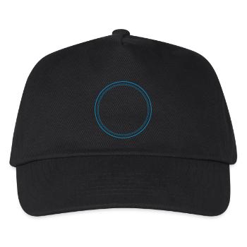 button - Kinder Basecap - Schwarz - Vorne