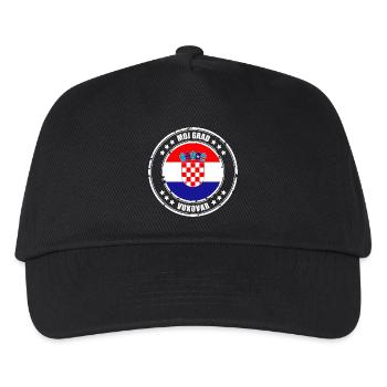 MOJ GRAD VUKOVAR - Casquette de baseball Enfant - noir - Devant