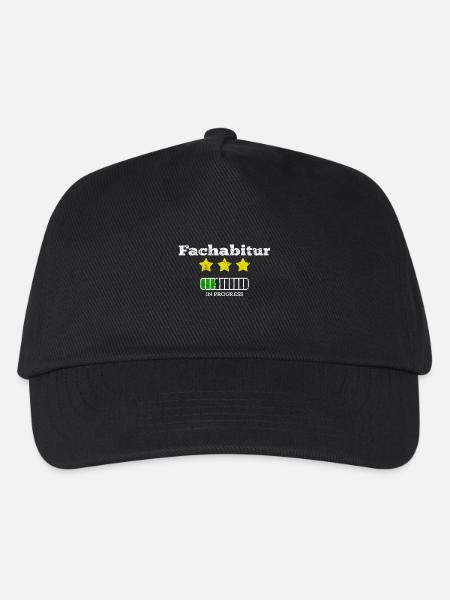 Fachabitur in progress / Schule / HATRIK DESIGN - Kinder Basecap - Schwarz