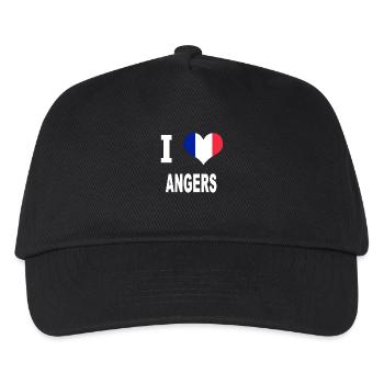 I Love ANGERS - Kids’ Baseball Cap - black - Front
