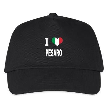 I Love Italy PESARO - Kids’ Baseball Cap - black - Front