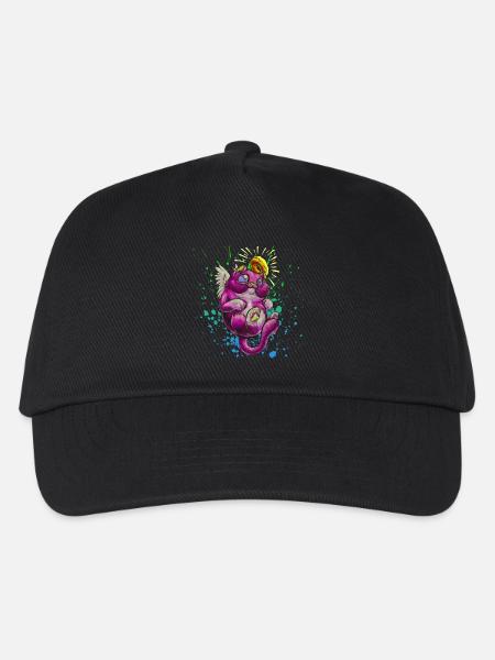 Holy Cat - Kinder Basecap - Schwarz