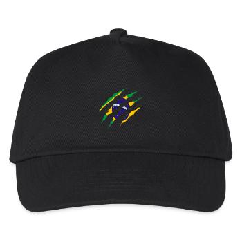 Claw Klaue Laender Brasilien png - Kinder Basecap - Schwarz - Vorne