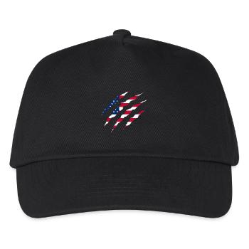 Claw Klaue Laender USA Amerika png - Kinder Basecap - Schwarz - Vorne