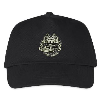 Rockabilly Hotrod - Kinder Basecap - Schwarz - Vorne