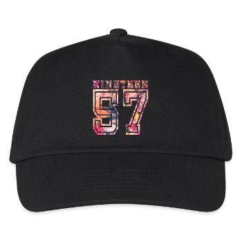 NINETEEN 1957 B - Kids’ Baseball Cap - black - Front