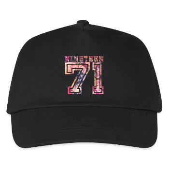 DIX-NEUF 1971 B - Casquette de baseball Enfant - noir - Devant