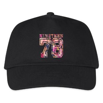NINETEEN 1978 B - Kids’ Baseball Cap - black - Front