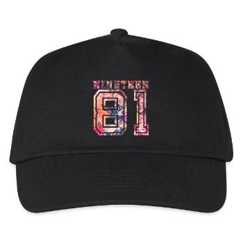 DIX-NEUF 1981 B - Casquette de baseball Enfant - noir - Devant
