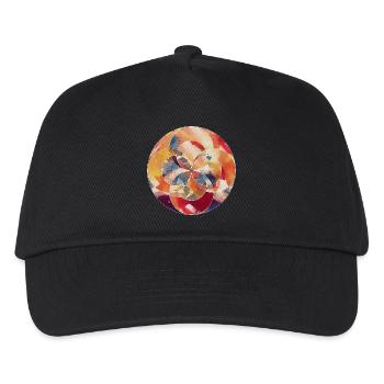 Cercle Résumé - Casquette de baseball Enfant - noir - Devant