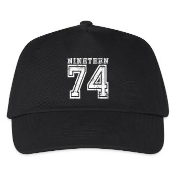 NINETEEN 1974 - Kids’ Baseball Cap - black - Front