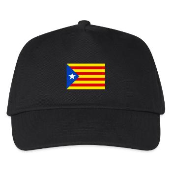 drapeau catalan - Casquette de baseball Enfant - noir - Devant