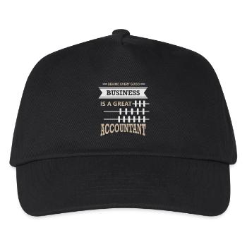 Buchführer Buchhalter Finanzamt Revisor Controller - Kinder Basecap - Schwarz - Vorne