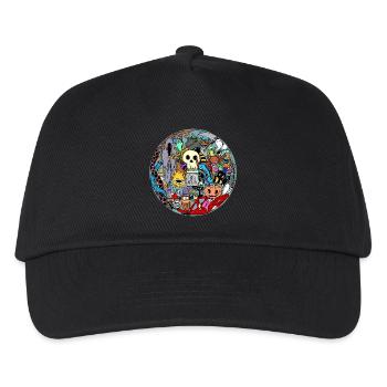 Halloween T-Shirt - Kids’ Baseball Cap - black - Front
