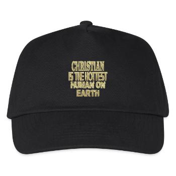 Christian - Kids’ Baseball Cap - black - Front