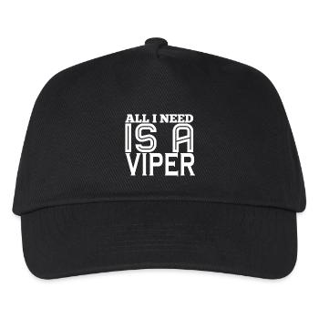 Reptiles Snake Viper Love - Kids’ Baseball Cap - black - Front