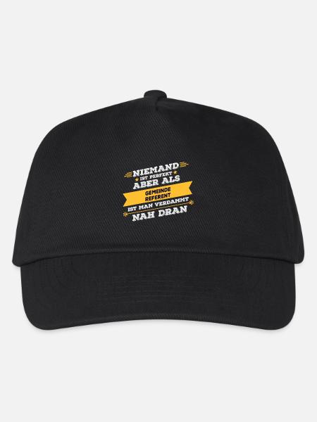 Gemeindereferent Beruf Geschenk - Kinder Basecap - Schwarz