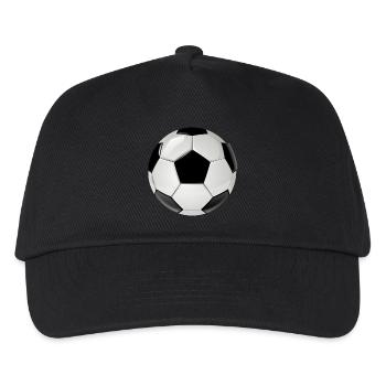 ballon de football de football américain football goalkeeper1 - Casquette de baseball Enfant - noir - Devant