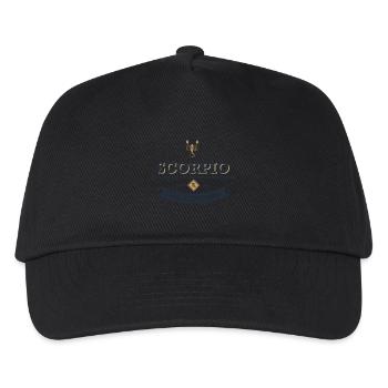 Sternzeichen Skorpion Scorpius Geschenk November - Kinder Basecap - Schwarz - Vorne