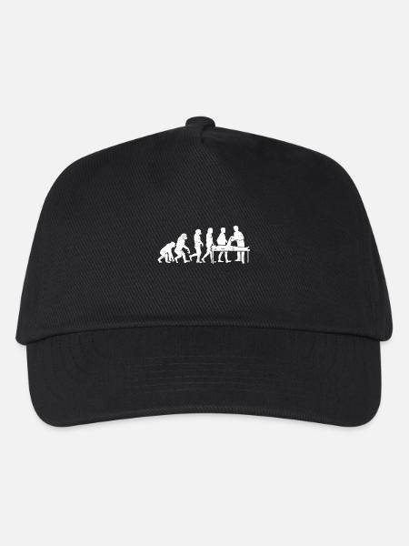 Physiotherapie evolution physio therapeut geschenk - Kinder Basecap - Schwarz