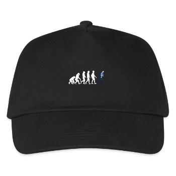 évolution Postman, profession du travail placarder - Casquette de baseball Enfant - noir - Devant