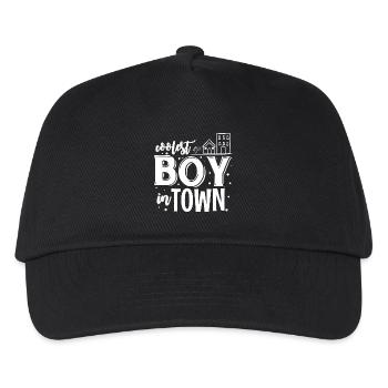 COOLEST BOY EN VILLE CADEAU CITY petit frère - Casquette de baseball Enfant - noir - Devant