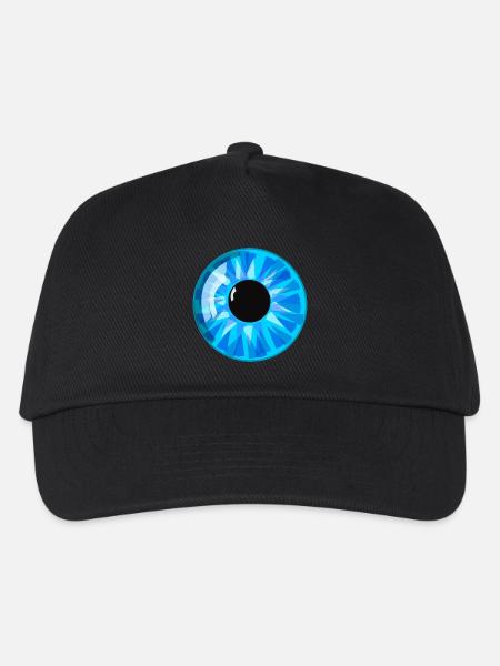 Auge - Kinder Basecap - Schwarz