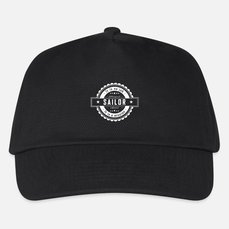 SAILOR - Kinder Basecap - Schwarz