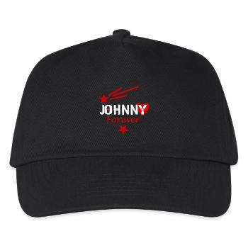 Johnny für immer - Kinder Basecap - Schwarz - Vorne
