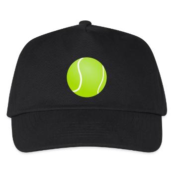 Tennis Ball - Kinder Basecap - Schwarz - Vorne