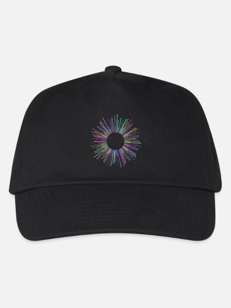 Abstrakt - Kinder Basecap - Schwarz
