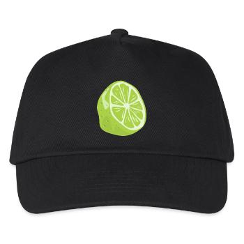 Lime Healthy Nutrition Delicious Gift - Kids’ Baseball Cap - black - Front