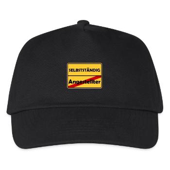 Glückwunsch zur Selbstständigkeit! - Kinder Basecap - Schwarz - Vorne