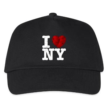 I love New York t shirt - gift heart love - Kids’ Baseball Cap - black - Front