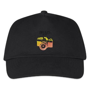 Camera Bruges Belgium - Kids’ Baseball Cap - black - Front