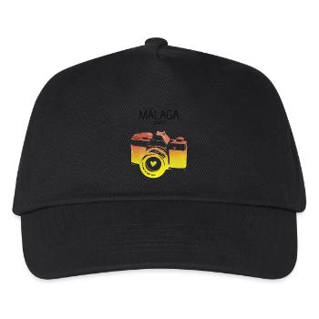 Camera Málaga Spain - Kids’ Baseball Cap - black - Front