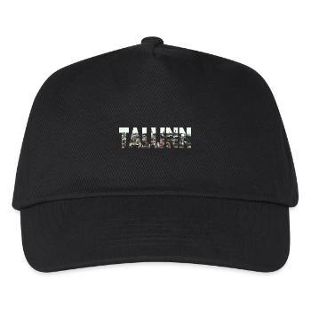 Tallinn Estonia Photoart City City Old Town - Kids’ Baseball Cap - black - Front