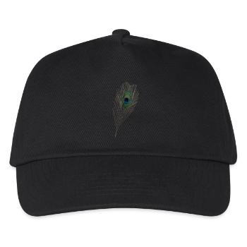 Peacock feather, peacock,bird - Kids’ Baseball Cap - black - Front